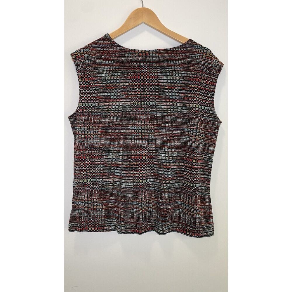 NWT Coldwater Creek Sleeveless Tank Top Slinky Stretch Rainbow Women's 1X - Picture 3 of 8